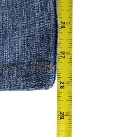 Rocawear Jeans Men Sz 32 32X28 Relaxed Fit Patch Straight Wide Leg Large Pockets - Picture 12 of 15